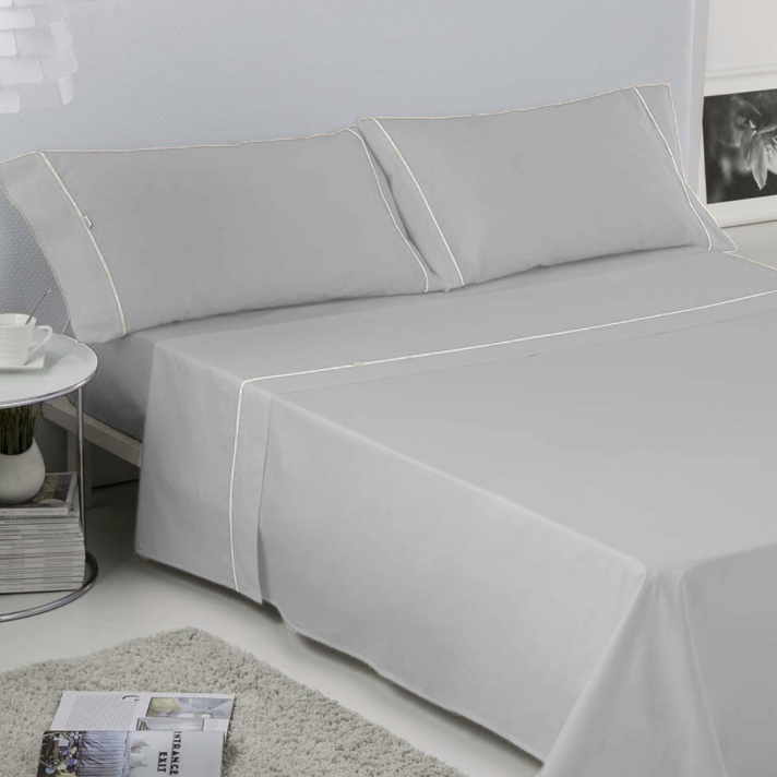 Vista 12 de Sabana Unicolor Doble 800 HILOS - COLOR: ROSA